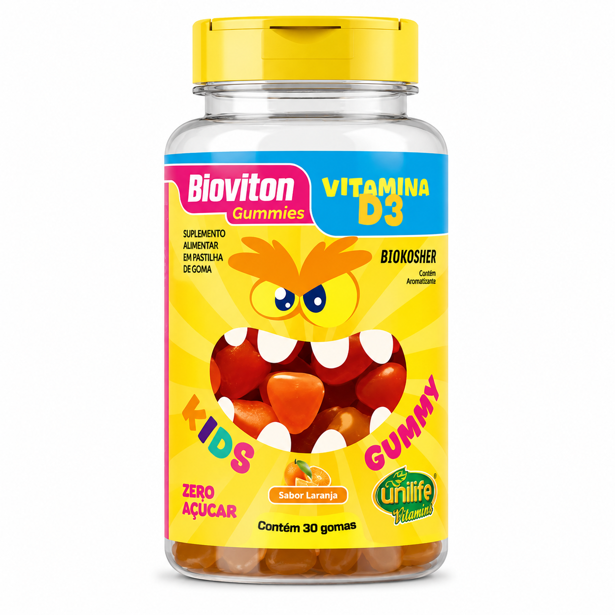 Vitamina D3 Infantil Bioviton Gummies Kids Unilife 30 Gomas