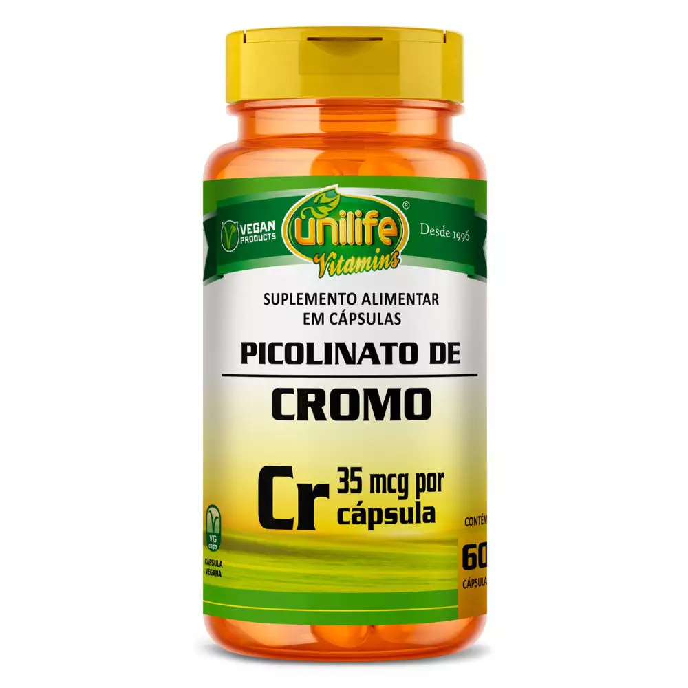 Unilife Vegetarian Picolinato de cromo Picolinato de Cromo Cápsula