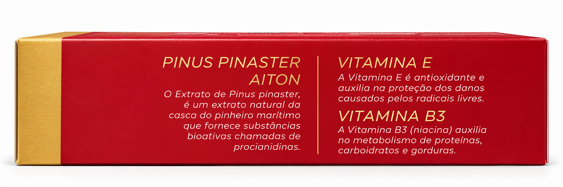 Herbocell 600mg Pinus Pinaster Vitamina E B3 HerboLab 36 Cápsulas