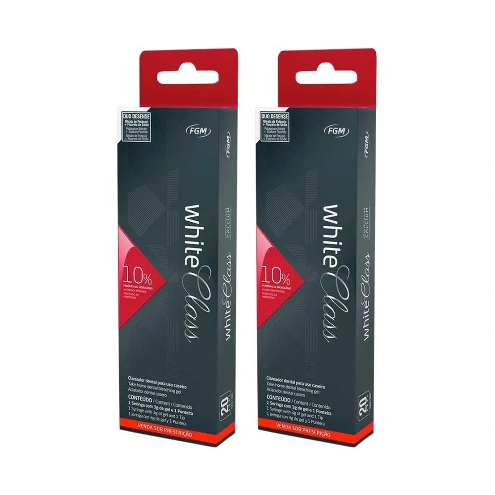 Clareador Dental White Class 10% - 2 Unidades