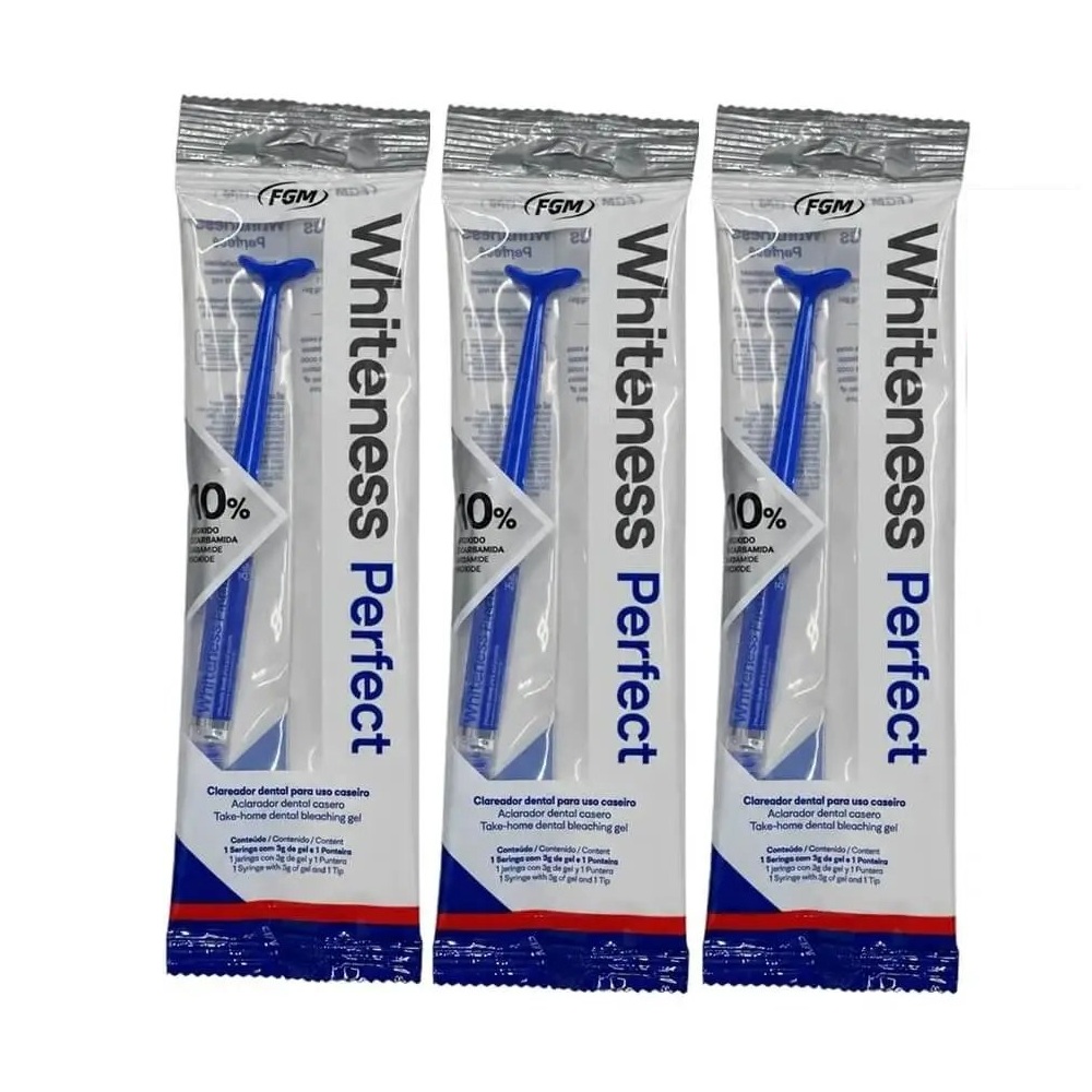 Clareador Whiteness Perfect 10% - FGM - 3 Unidades