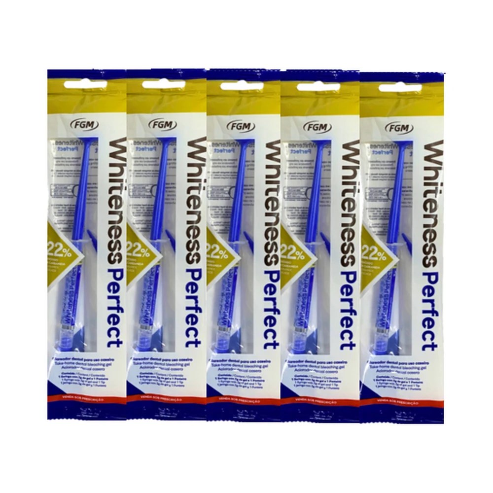 Clareador Whiteness Perfect 22% - FGM - 5 Unidades