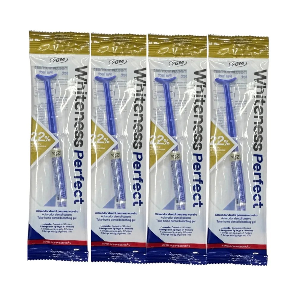 Clareador Whiteness Perfect 22% - FGM - 4 Unidades