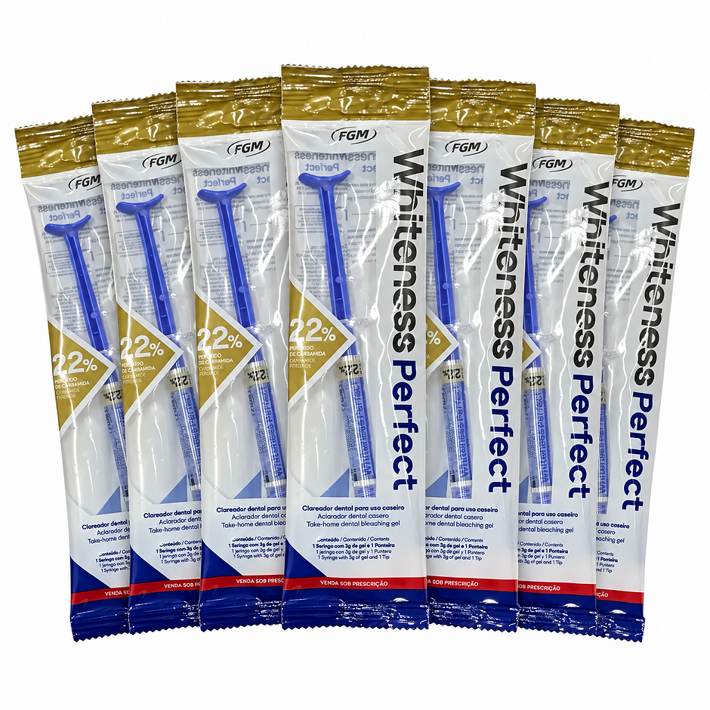 Clareador Whiteness Perfect 22% - FGM - 7 Unidades