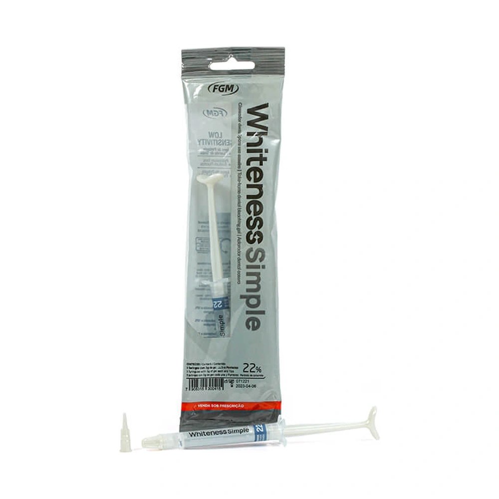 Clareador Whiteness Simple 22% - FGM - 3 Unidades