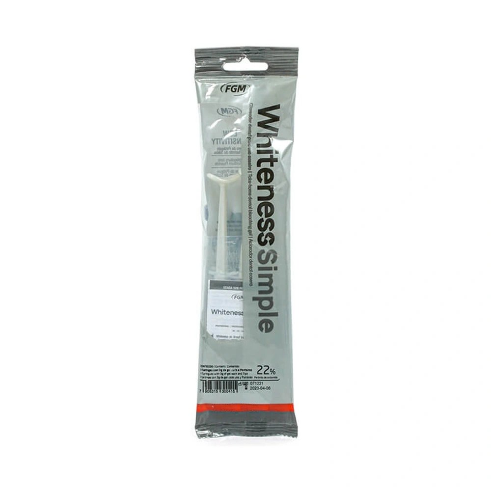 Kit Clareamento Whiteness Simple - 22% - 3 Unidades
