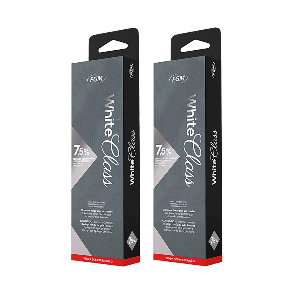 Clareador Dental White Class 7,5% - 2 Unidades