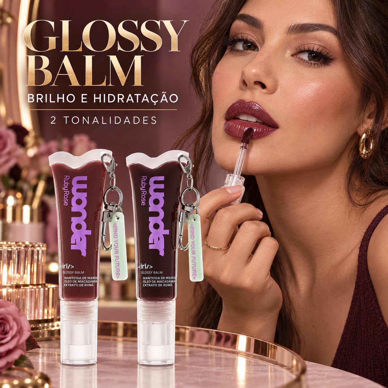 Glossy Balm Ruby Rose Wonder – Balm Labial