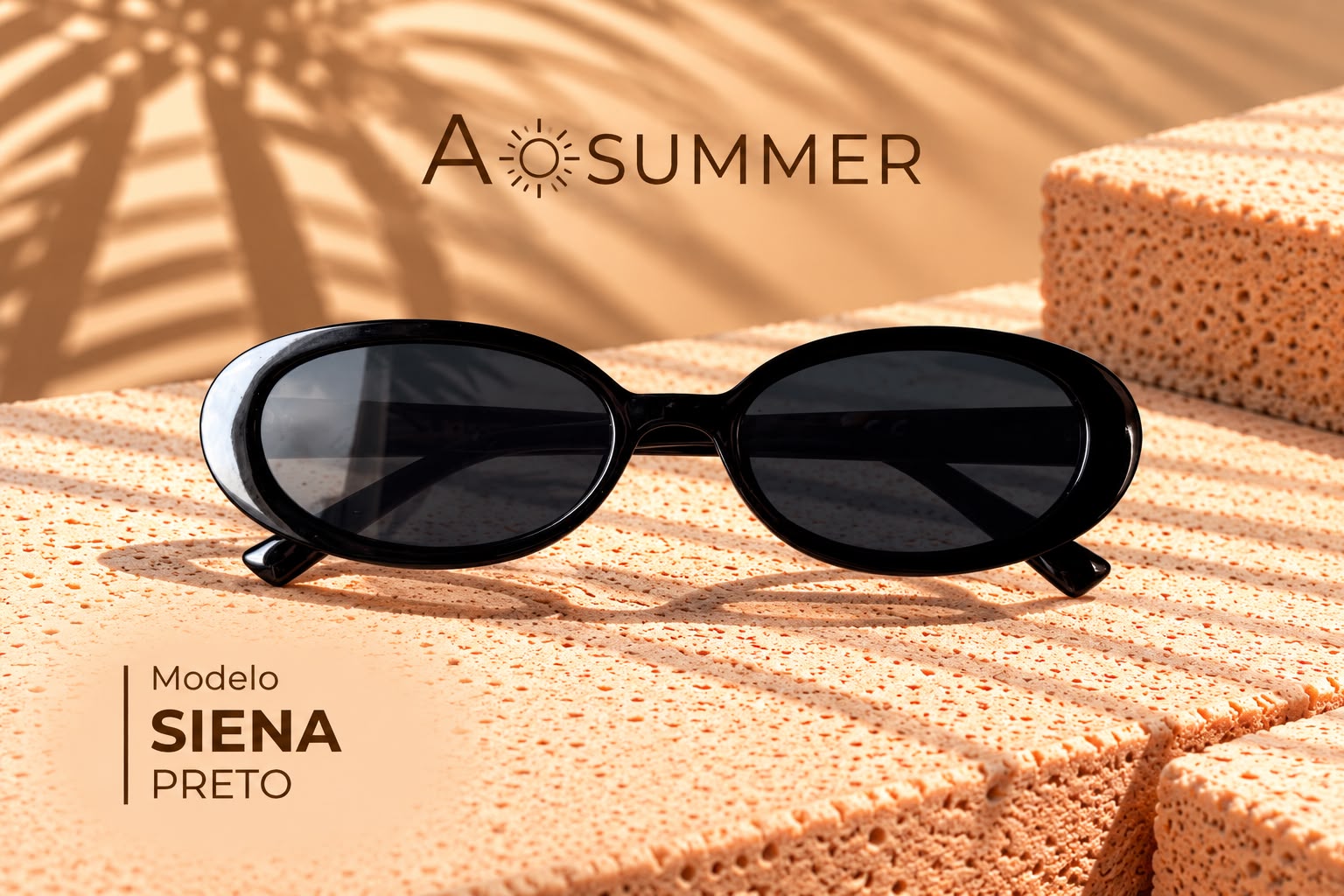Óculos de Sol Siena Preto