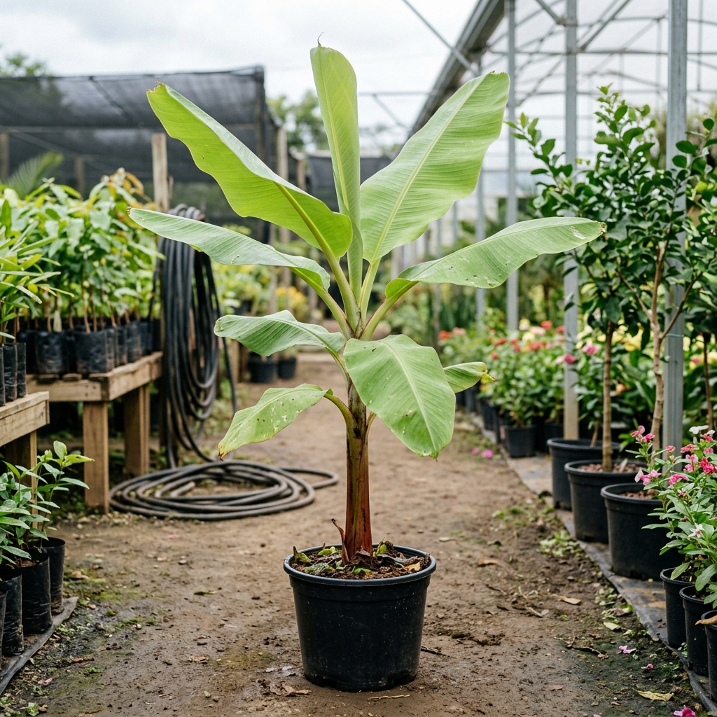 Muda Banana Maçã 1,30 m para Cultivo
