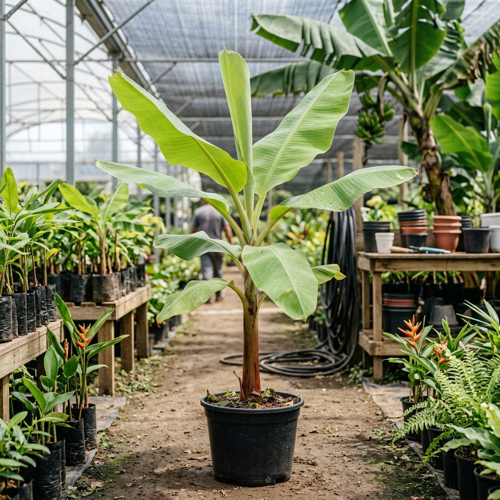 Muda Banana Maçã 1,30 m para Cultivo