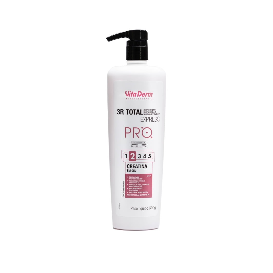 Sos Capilar 3r Total Creatina Em Gel Pro 600ml