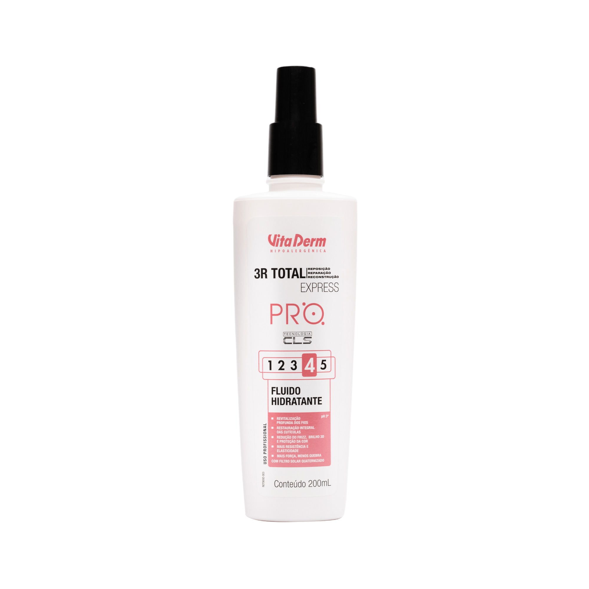 Sos Capilar 3r Total Fluido Hidratante Pro 200ml