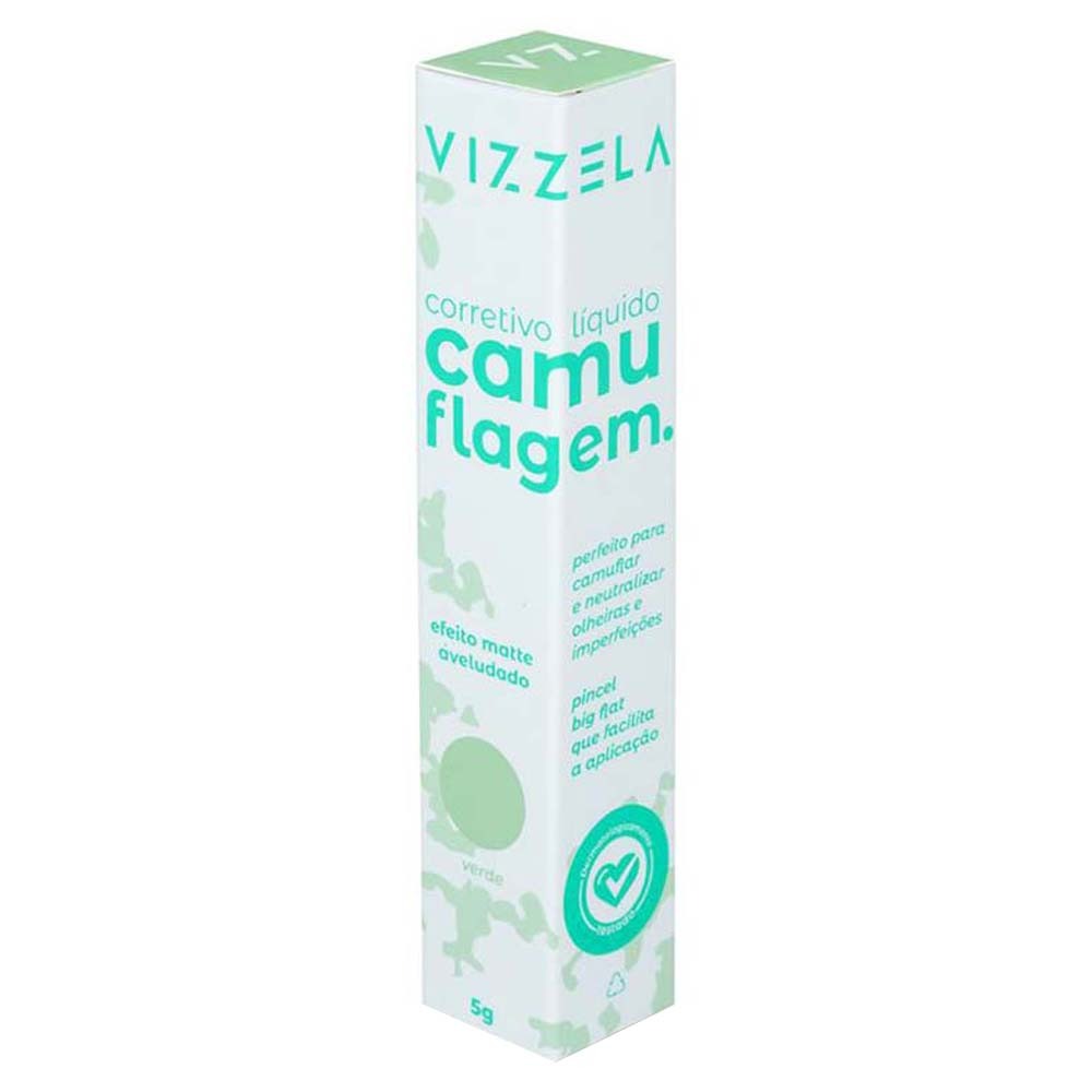 Corretivo Camuflagem Verde - Vizzela