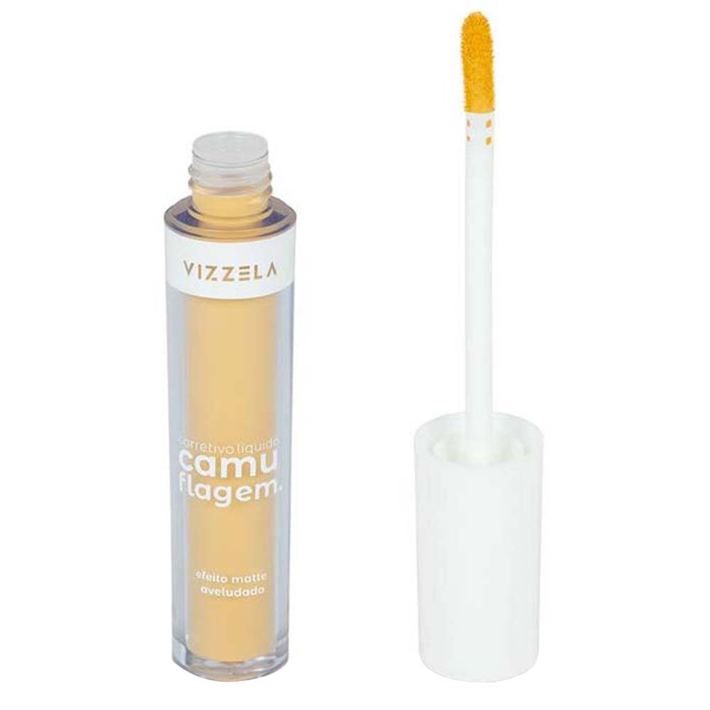 Corretivo Camuflagem Amarelo - Vizzela