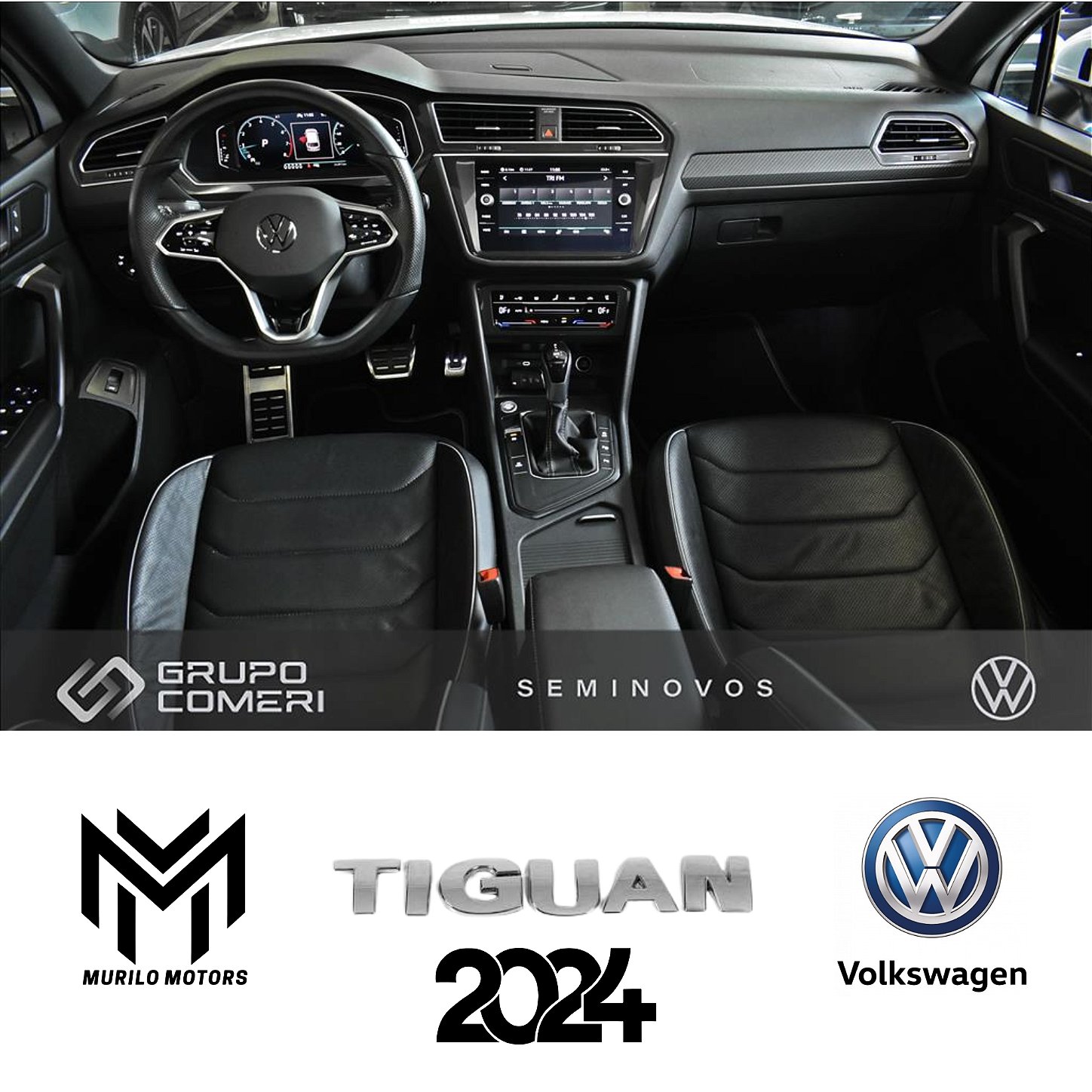 Veículo Volkswagen Tiguan branca 2024 em Peruíbe