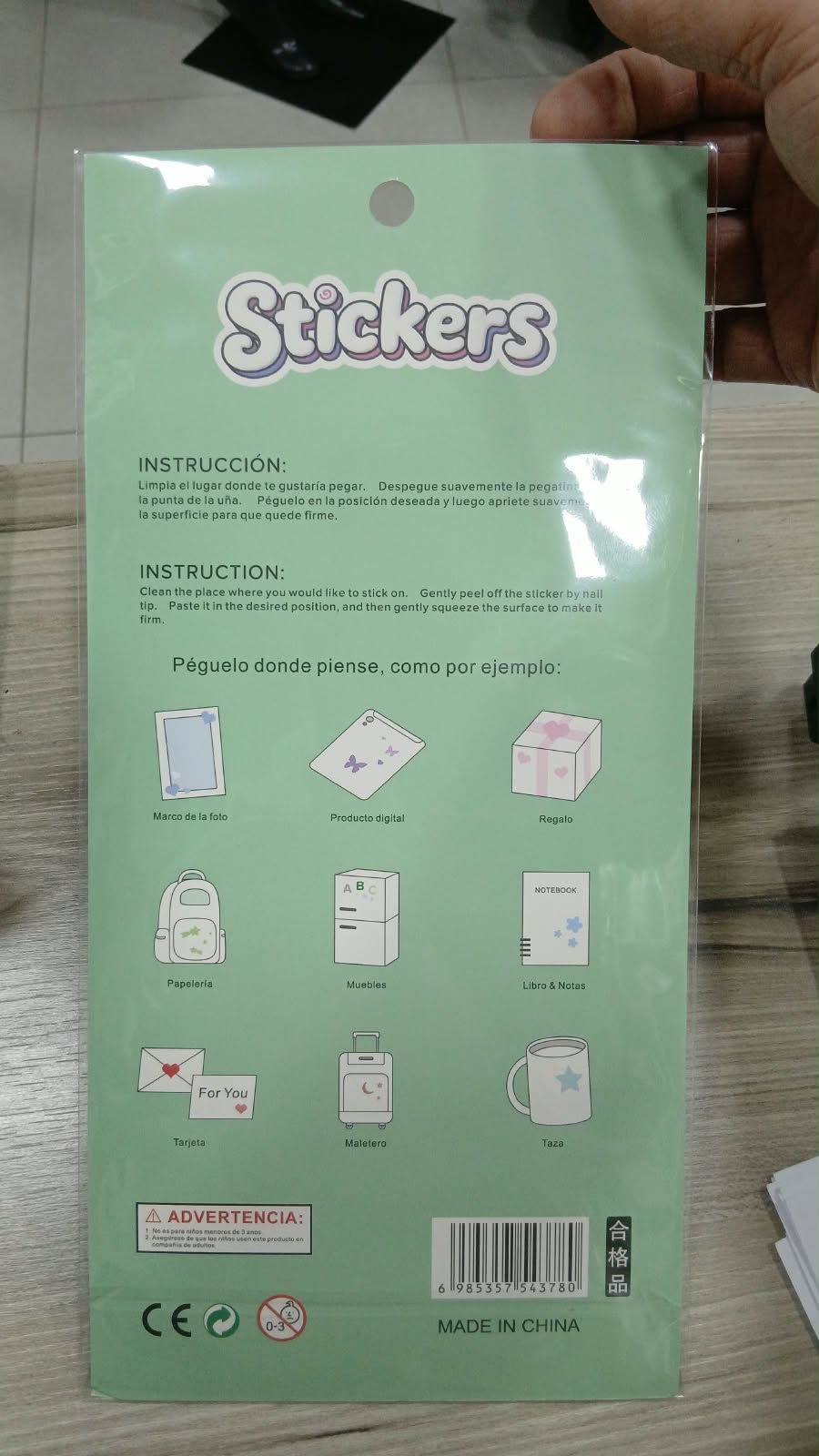 Sticker Eva Letras Adesivo Criativo