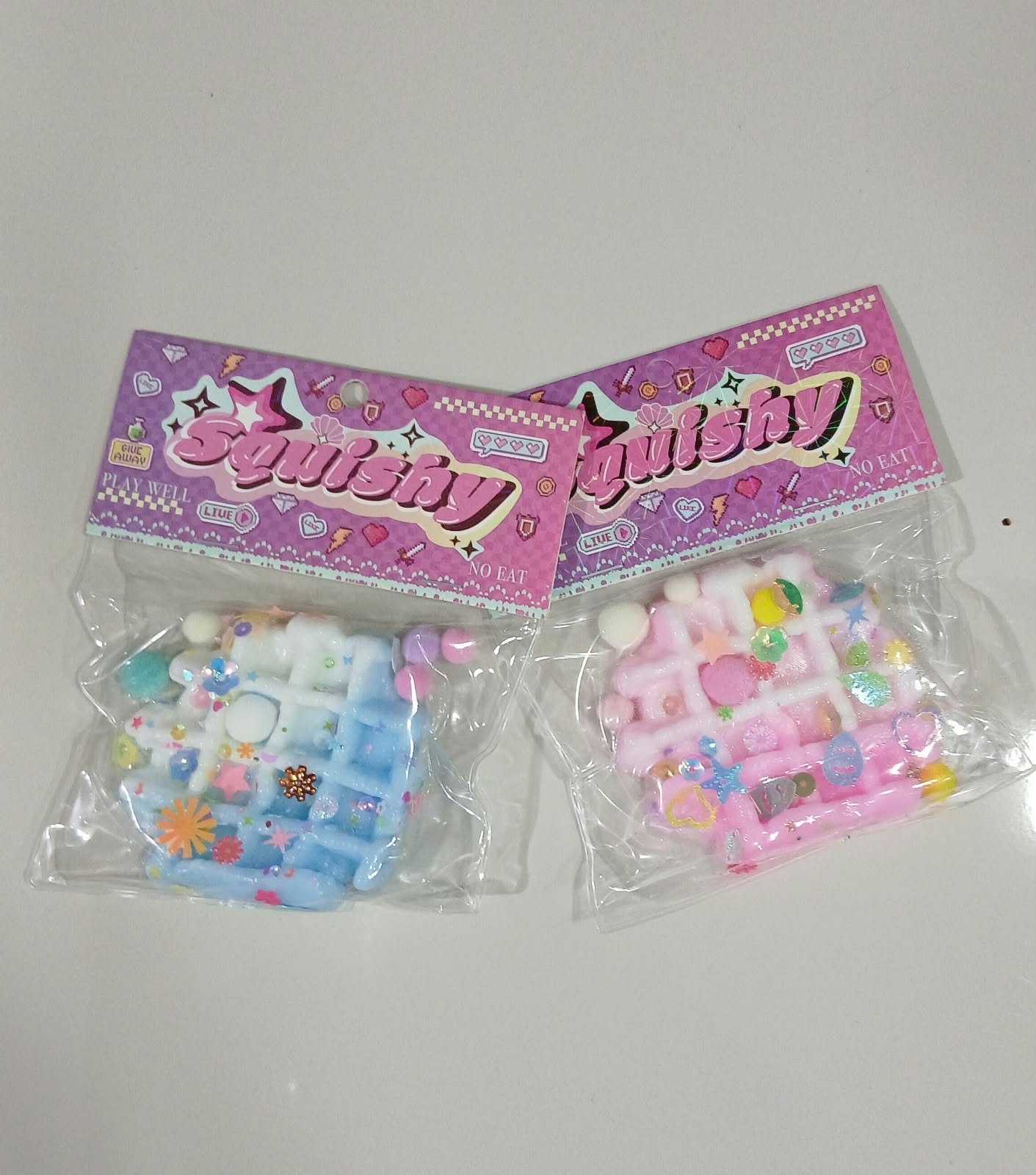 Squishy Waffo Antistress Compacto Diversão