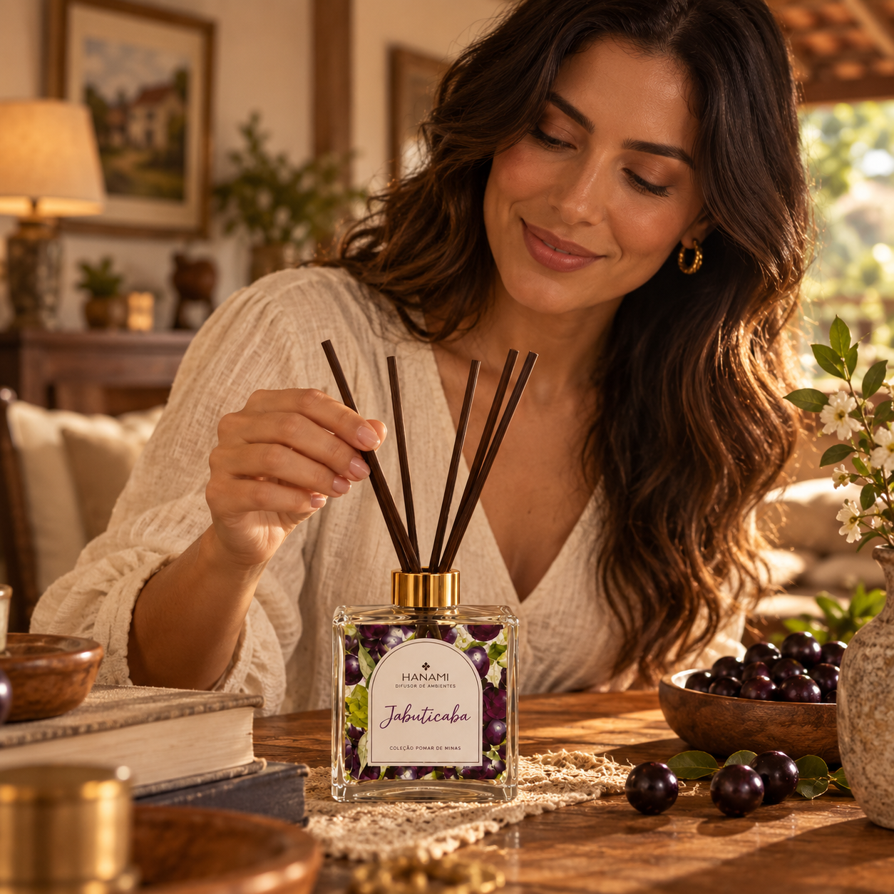 Difusor de Aromas de Jabuticaba (c/ Varetas de Bambu) 250ml