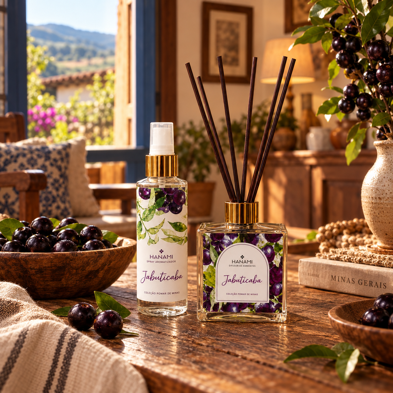 Kit Jabuticaba: Difusor + Spray de Aromas