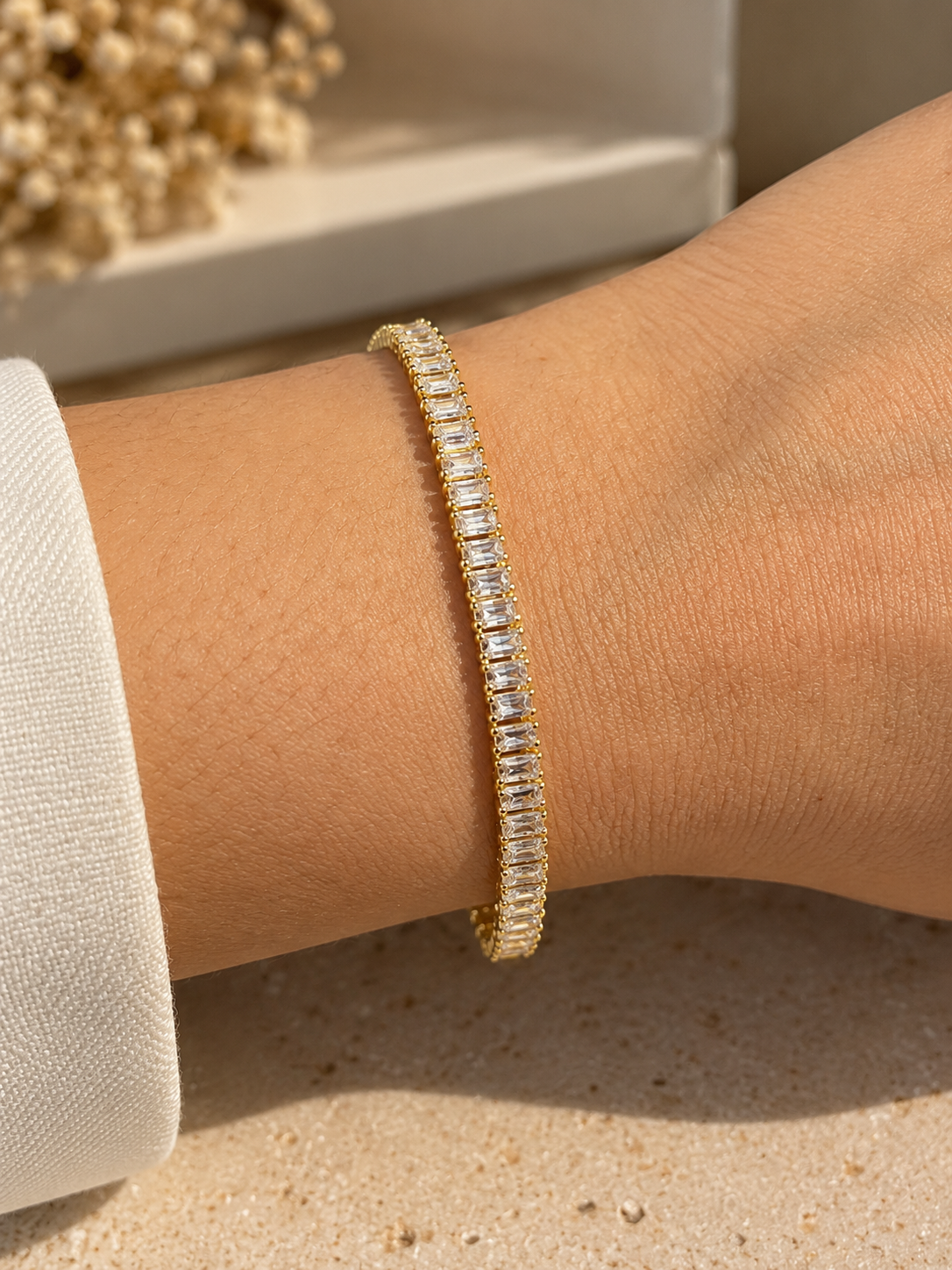 Pulseira Riviera Baguete