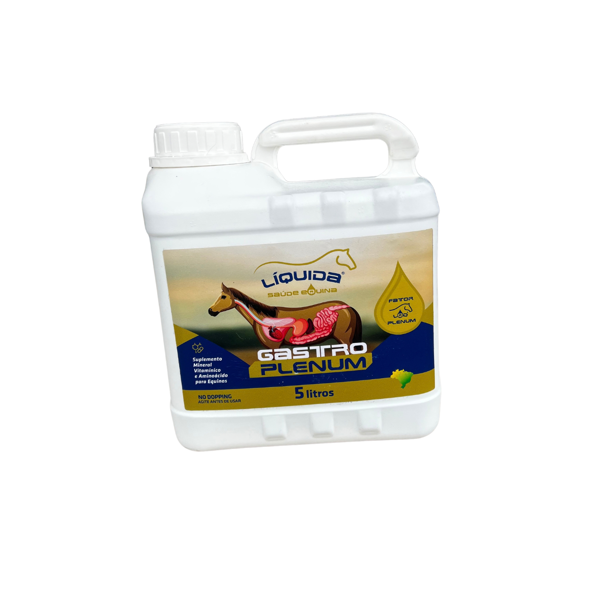 Gastro Plenum Liquida Equinos — Suplemento para Proteção, Equilíbrio e Saúde do Trato Gastrointestinal