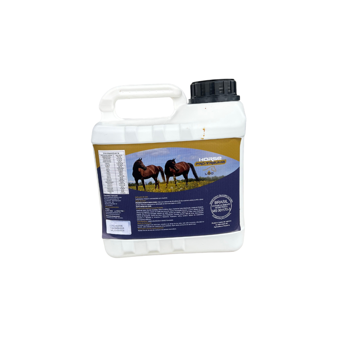 Horse Pro Trauma Liquida Equinos — Suplemento de Suporte à Recuperação de Cavalos em Situações de Trauma e Exigência Física