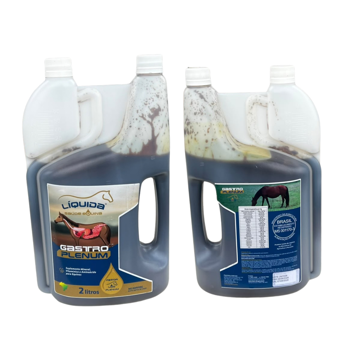 Gastro Plenum Liquida Equinos 2lt — Suplemento para Proteção, Equilíbrio e Saúde do Trato Gastrointestinal
