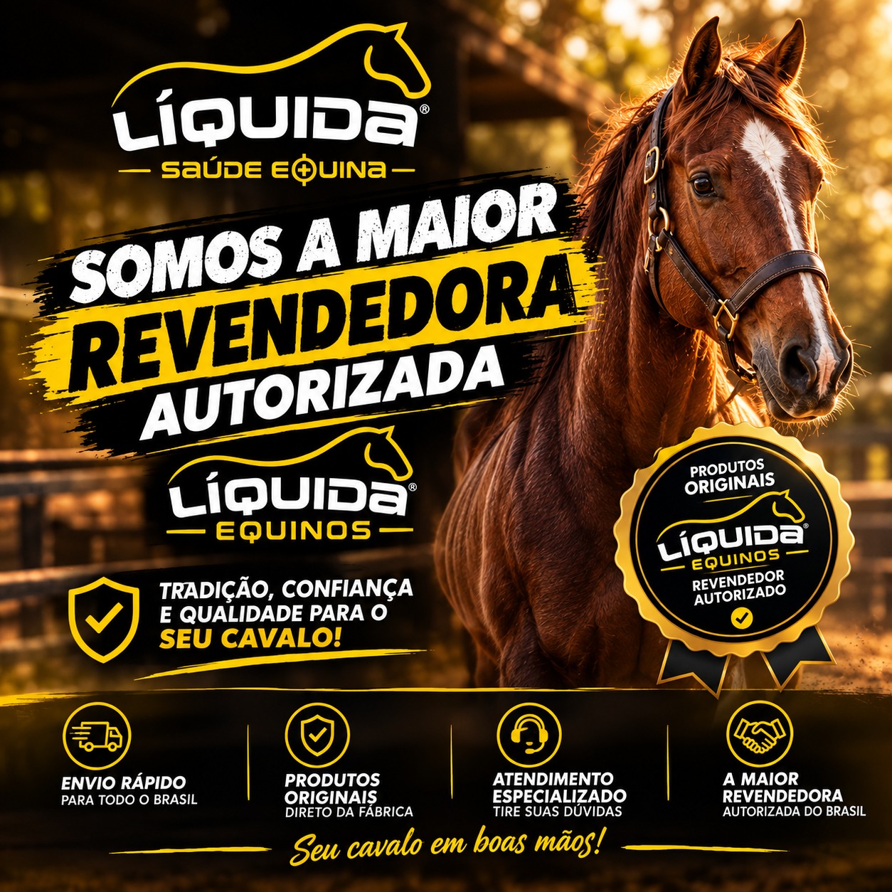 Cresce Potros 5lt Liquida Equinos Desenvolvimento De Potros