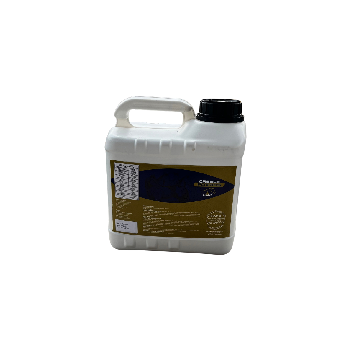Cresce Potros 5lt Liquida Equinos Desenvolvimento De Potros