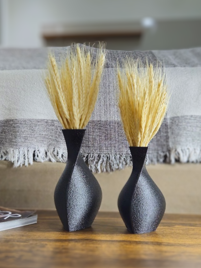 Vaso Decorativo Acqua - Kit com 2 Vasos | Decoração Moderna para Sala, Quarto Aparador