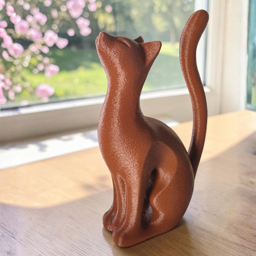 Escultura Decorativa Gato