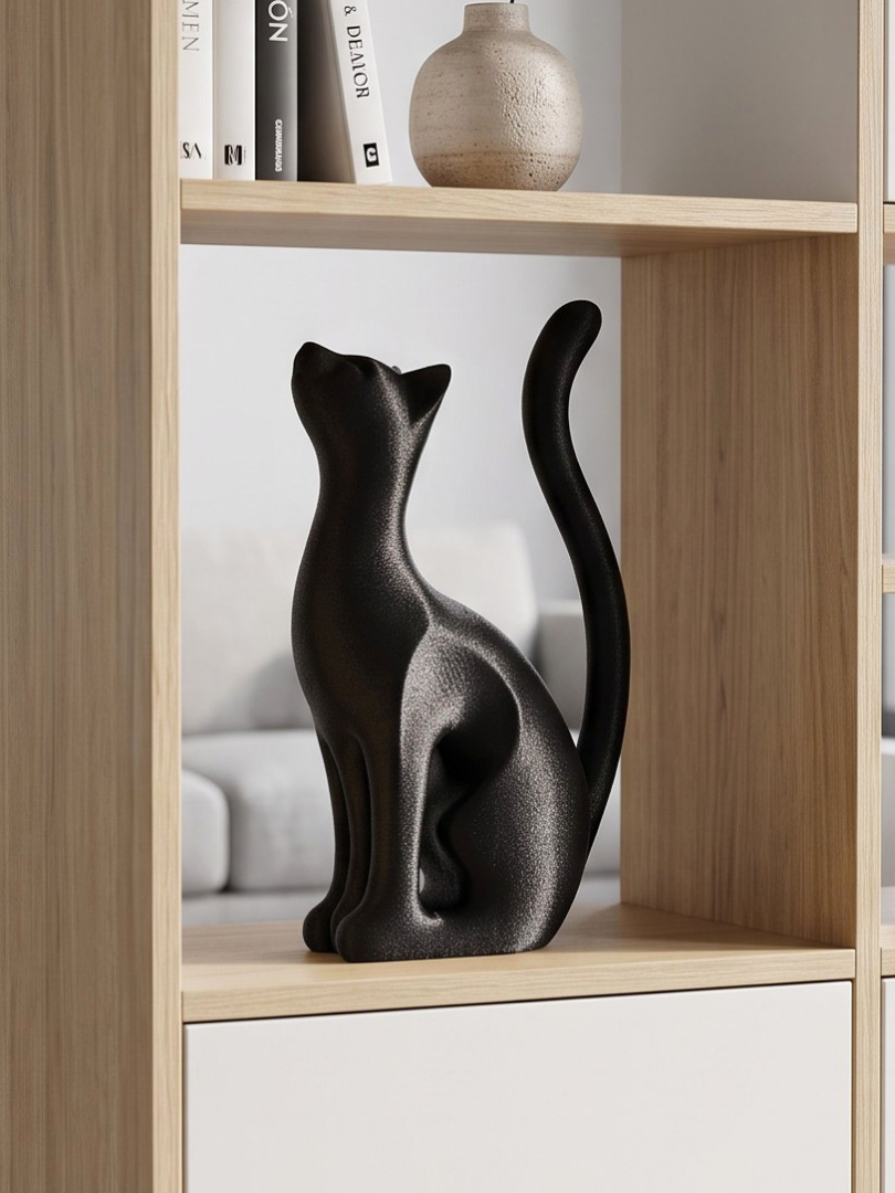 Escultura Decorativa Gato