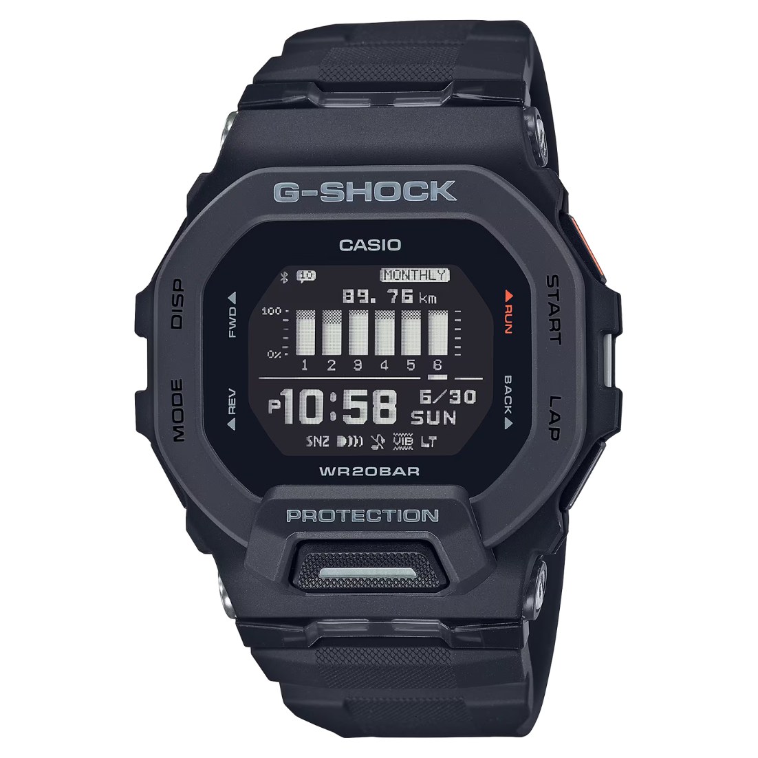 Casio / G-SHOCK G-SQUAD GBD-200 BLACK (GBD-200-1)