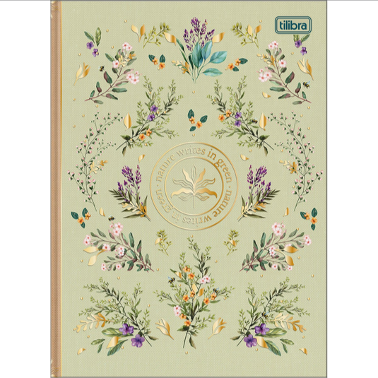 Caderno Brochura Capa Dura Tilibra Naturalis Colegial - 160 Folhas
