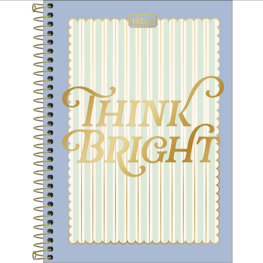 Caderno Espiral Capa Dura Tilibra Linea 1/4 - 80 Folhas