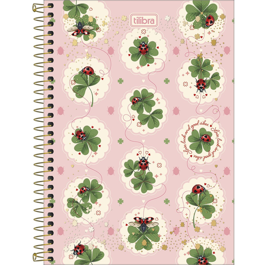 Caderno Espiral Capa Dura Tilibra Scarlet 1/4 - 80 Folhas