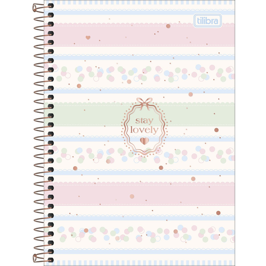 Caderno Espiral Capa Dura Tilibra Soho 1/4 - 80 Folhas