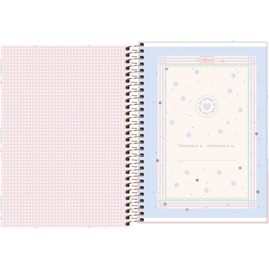 Caderno Espiral Capa Dura Tilibra Soho 1/4 - 80 Folhas