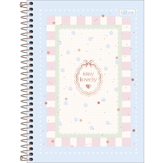 Caderno Espiral Capa Dura Tilibra Soho 1/4 - 80 Folhas
