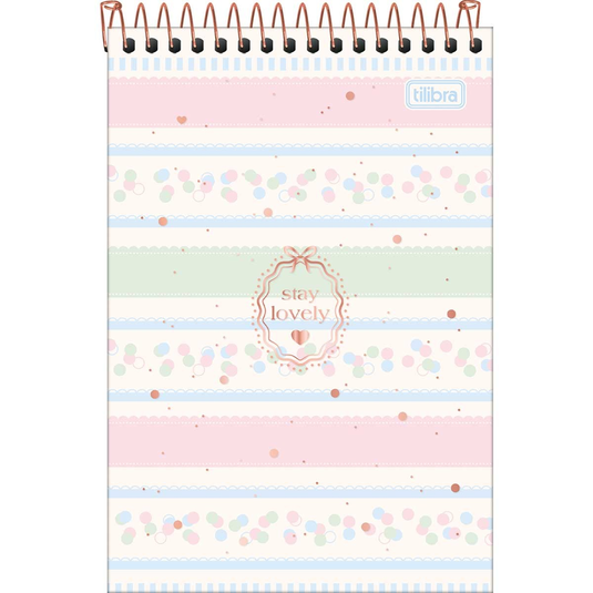 Caderno Espiral Capa Dura Tilibra Soho 1/4 - 80 Folhas