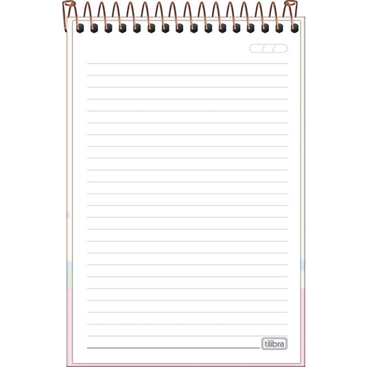 Caderno Espiral Capa Dura Tilibra Soho 1/4 - 80 Folhas