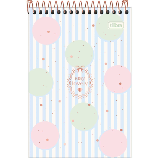 Caderno Espiral Capa Dura Tilibra Soho 1/4 - 80 Folhas