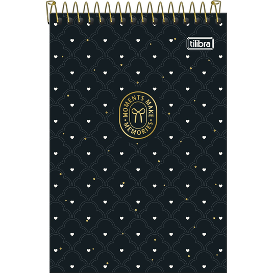 Caderno Espiral Capa Dura Tilibra West Village 1/4 - 80 Folhas