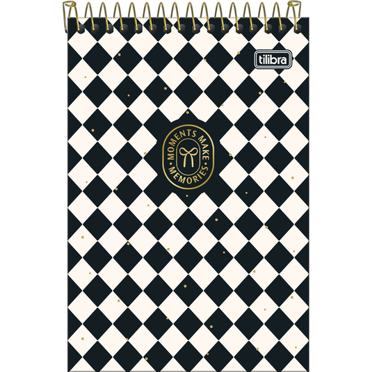 Caderno Espiral Capa Dura Tilibra West Village 1/4 - 80 Folhas