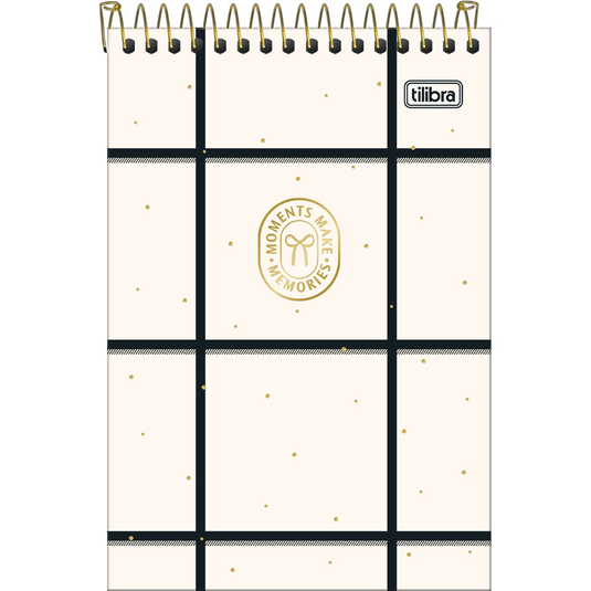 Caderno Espiral Capa Dura Tilibra West Village 1/4 - 80 Folhas