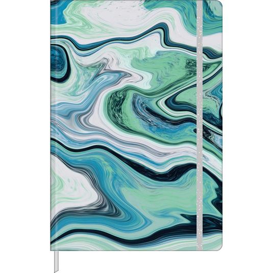 Caderno sem Pauta Capa Dura Tilibra Fitto Trend Mar - 80 Folhas