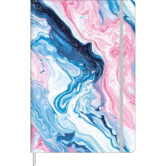 Caderno sem Pauta Capa Dura Tilibra Fitto Trend Mar - 80 Folhas