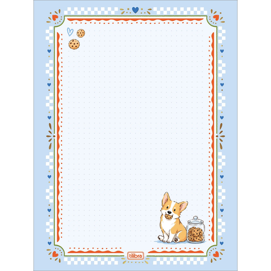 Papel de Carta Doggy Tilibra - 48 Folhas