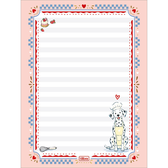 Papel de Carta Doggy Tilibra - 48 Folhas